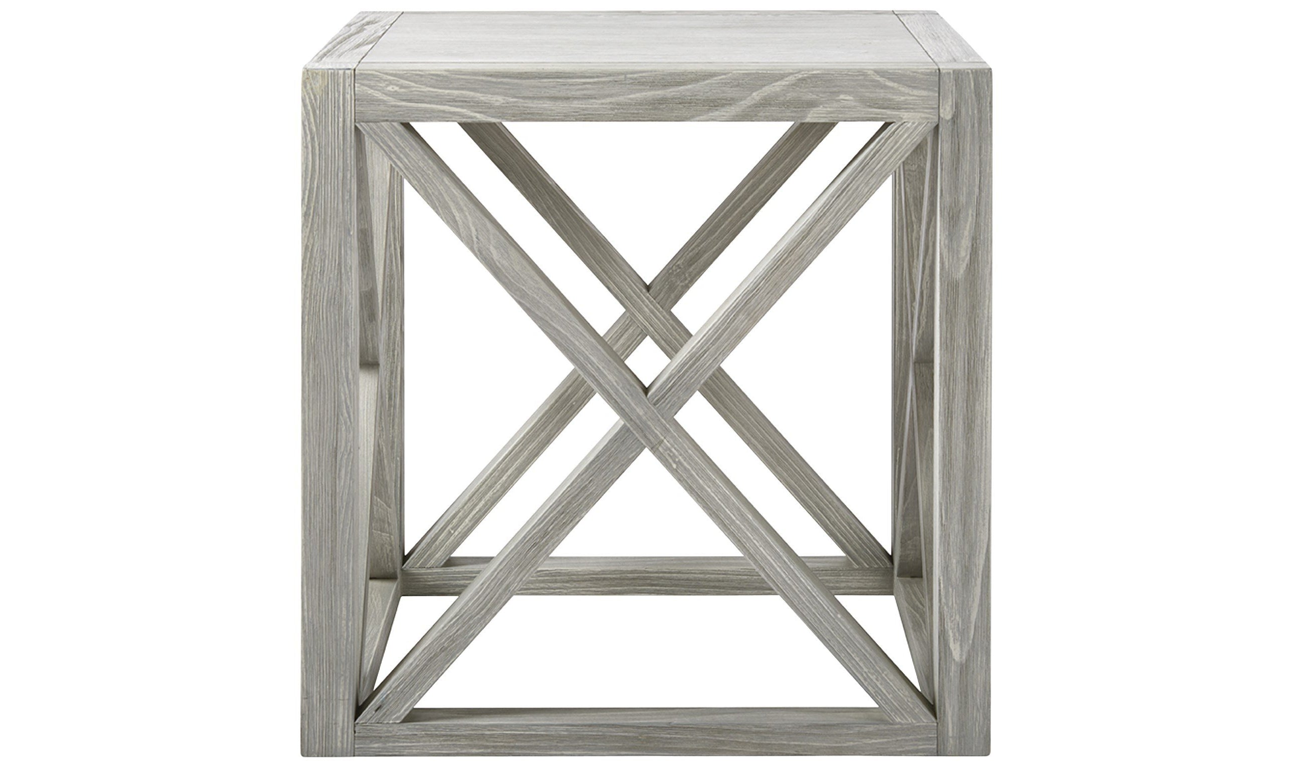 ESCAPE-COASTAL LIVING HOME BOARDWALK END TABLE-End Tables-Leahyco