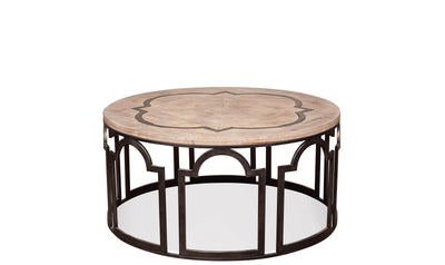 Estelle Round Cocktail Table-Coffee Tables-Leahyco