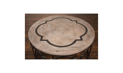 Estelle Round Cocktail Table-Coffee Tables-Leahyco