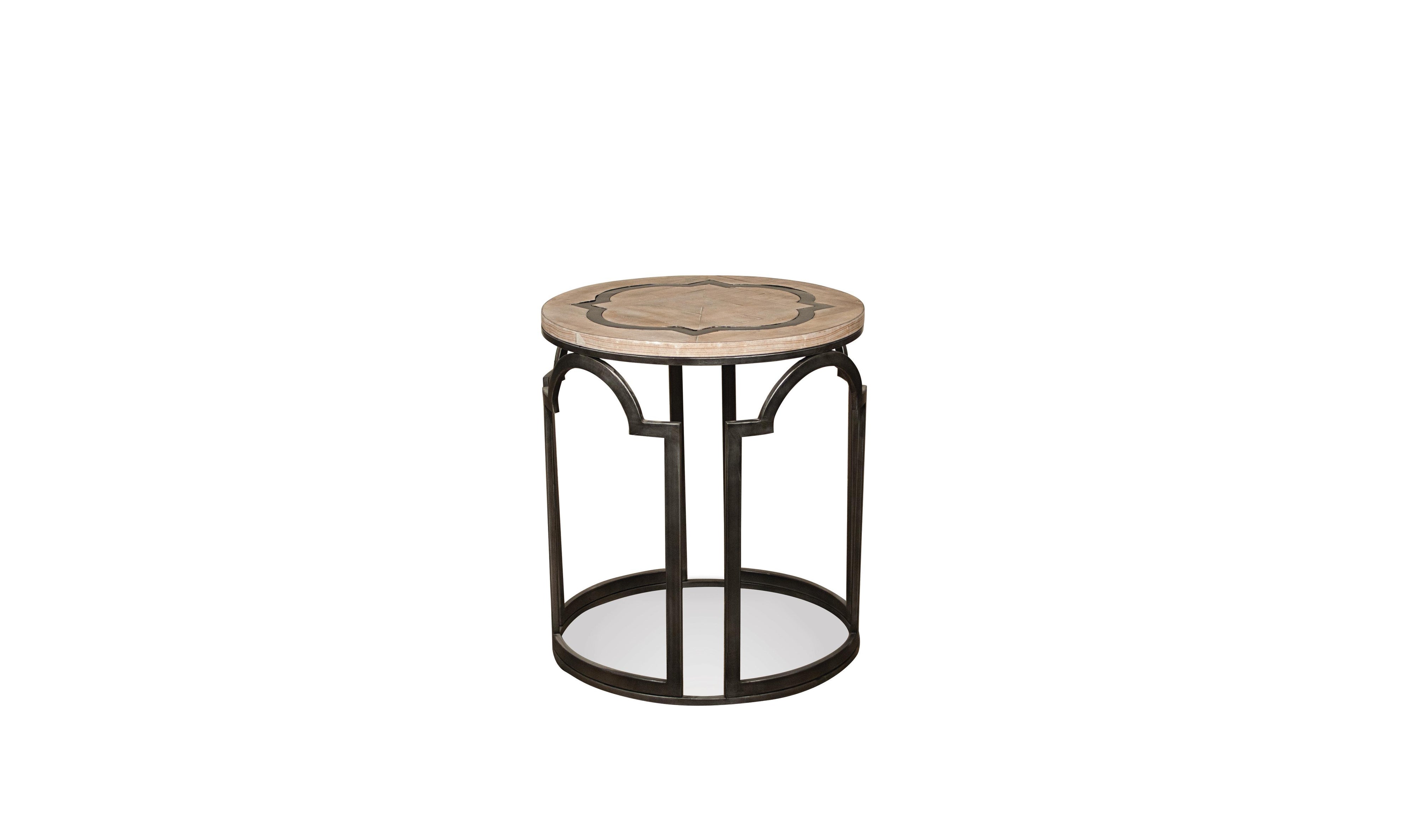 Estelle Round End Table-End Tables-Leahyco