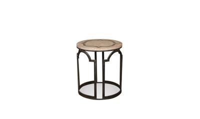 Estelle Round End Table-End Tables-Leahyco