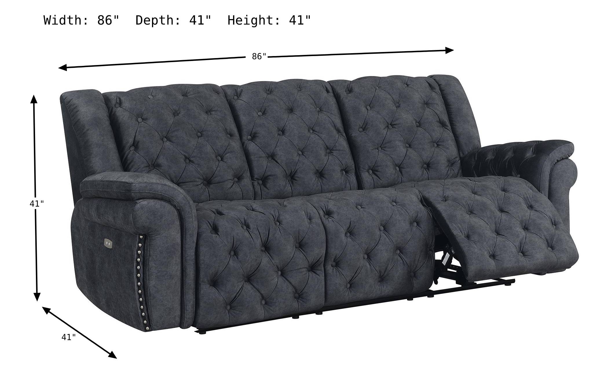 Evelyn Reclining Sofa-Sofas-Leahyco