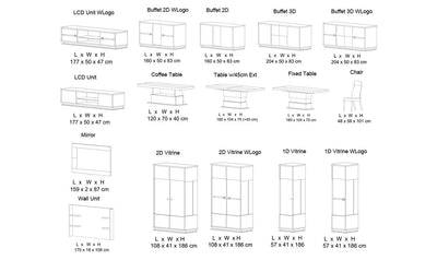 Evolution Buffet Mirror-Mirrors-Leahyco