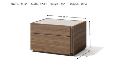 Faro Nightstand-Nightstands-Leahyco