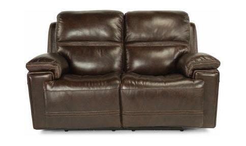 Fenwick Power Reclining Loveseat With Power Headrests-Loveseats-Leahyco