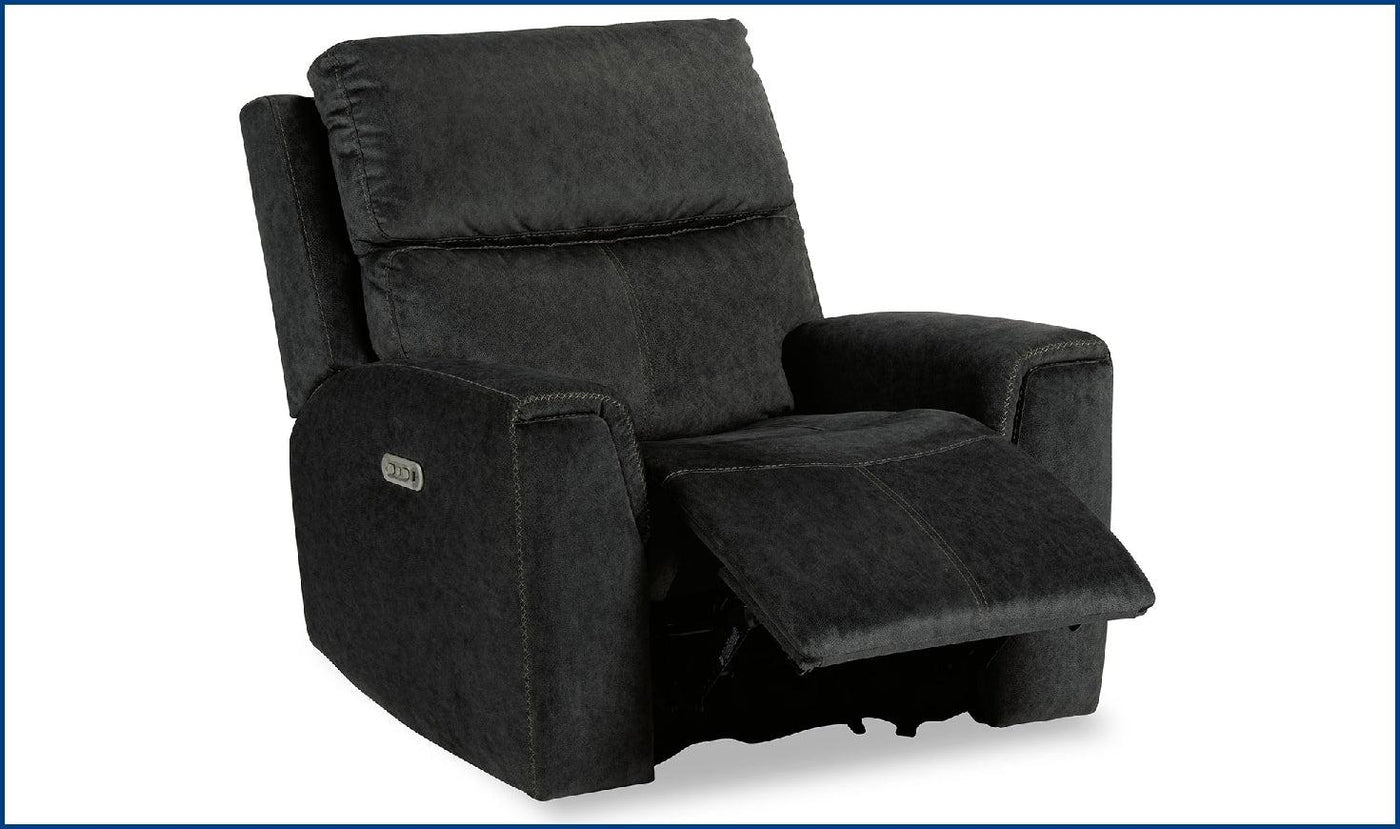 Flexsteel Jarvis Power Recliner with Power Headrest-Recliner Chairs-Leahyco