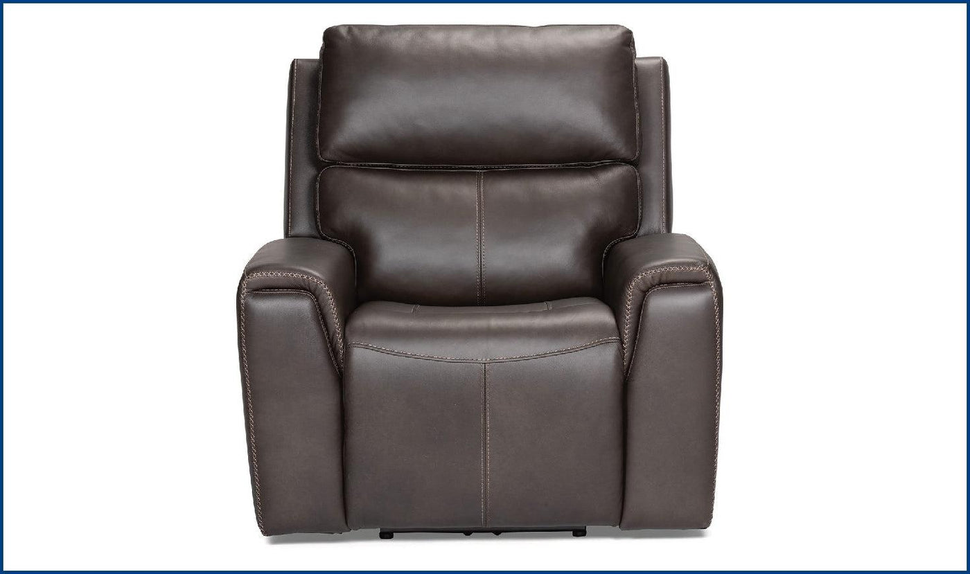 Flexsteel Jarvis Power Recliner with Power Headrest-Recliner Chairs-Leahyco