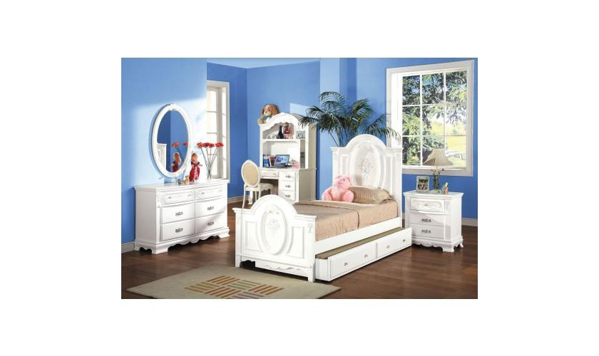 Flora Full Panel Bed-Beds-Leahyco