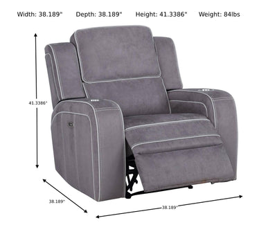 Gada Power Recliner-Recliner Chairs-Leahyco