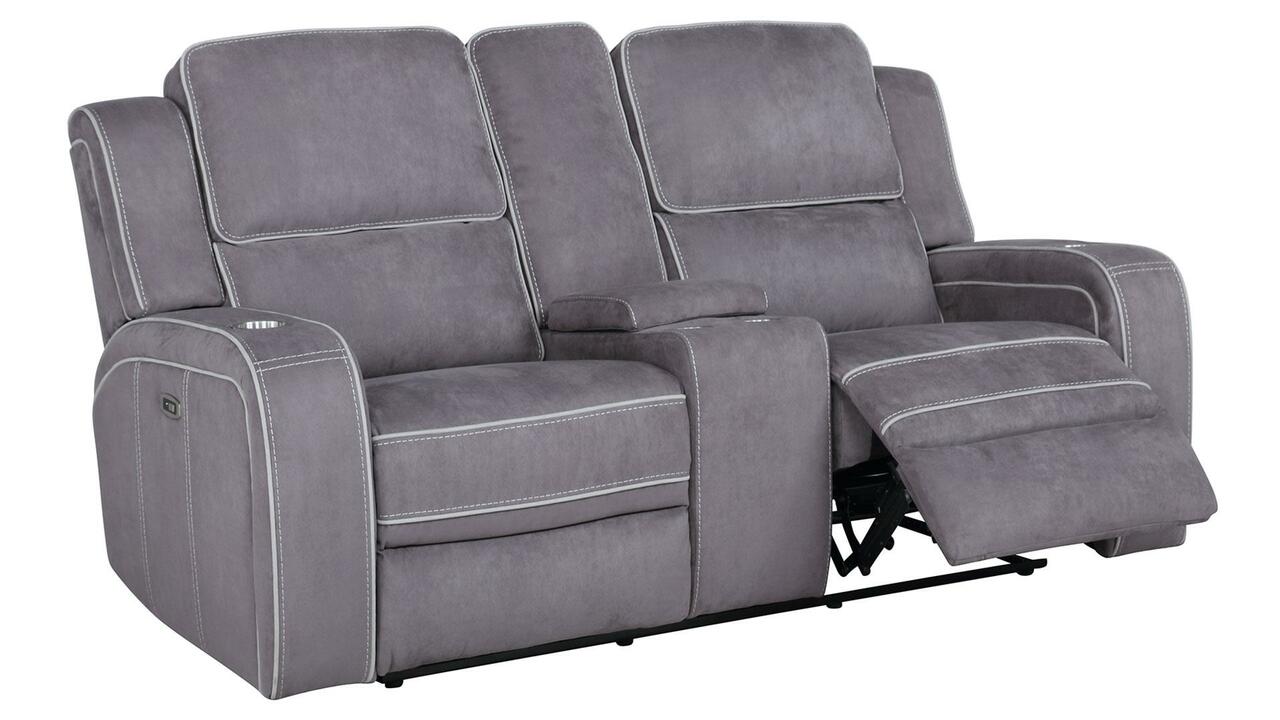 Gada Power Reclining Loveseat-Loveseats-Leahyco