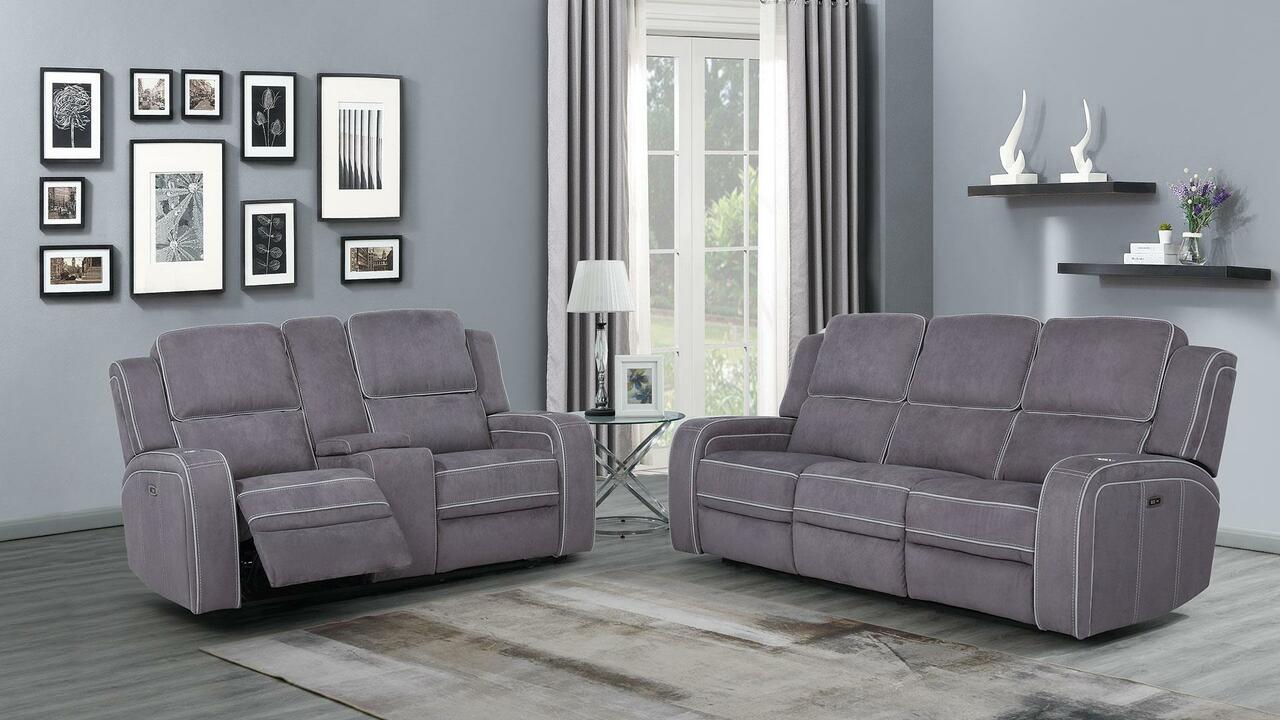 Gada Power Reclining Loveseat-Loveseats-Leahyco