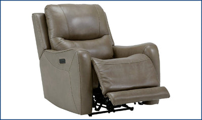 Galahad Zero Wall Recliner w/PWR HDRST - Sandstone-Recliner Chairs-Leahyco