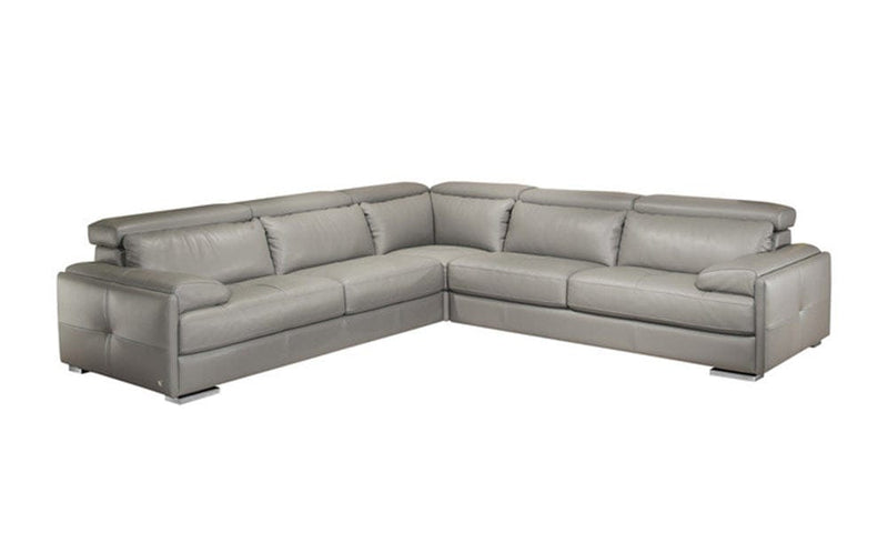 Gary Italian Leather Sectional Sofa-Sectional Sofas-Leahyco