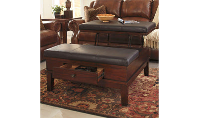 Gately Ottoman Coffee Table-Coffee Tables-Leahyco