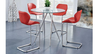 Geela Bar Table Set-Dining Sets-Leahyco