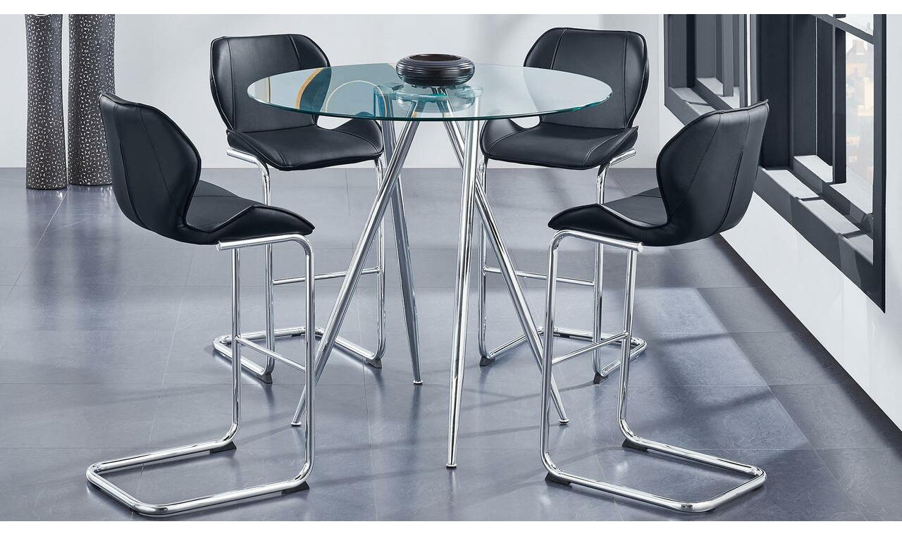 Geela Bar Table Set-Dining Sets-Leahyco