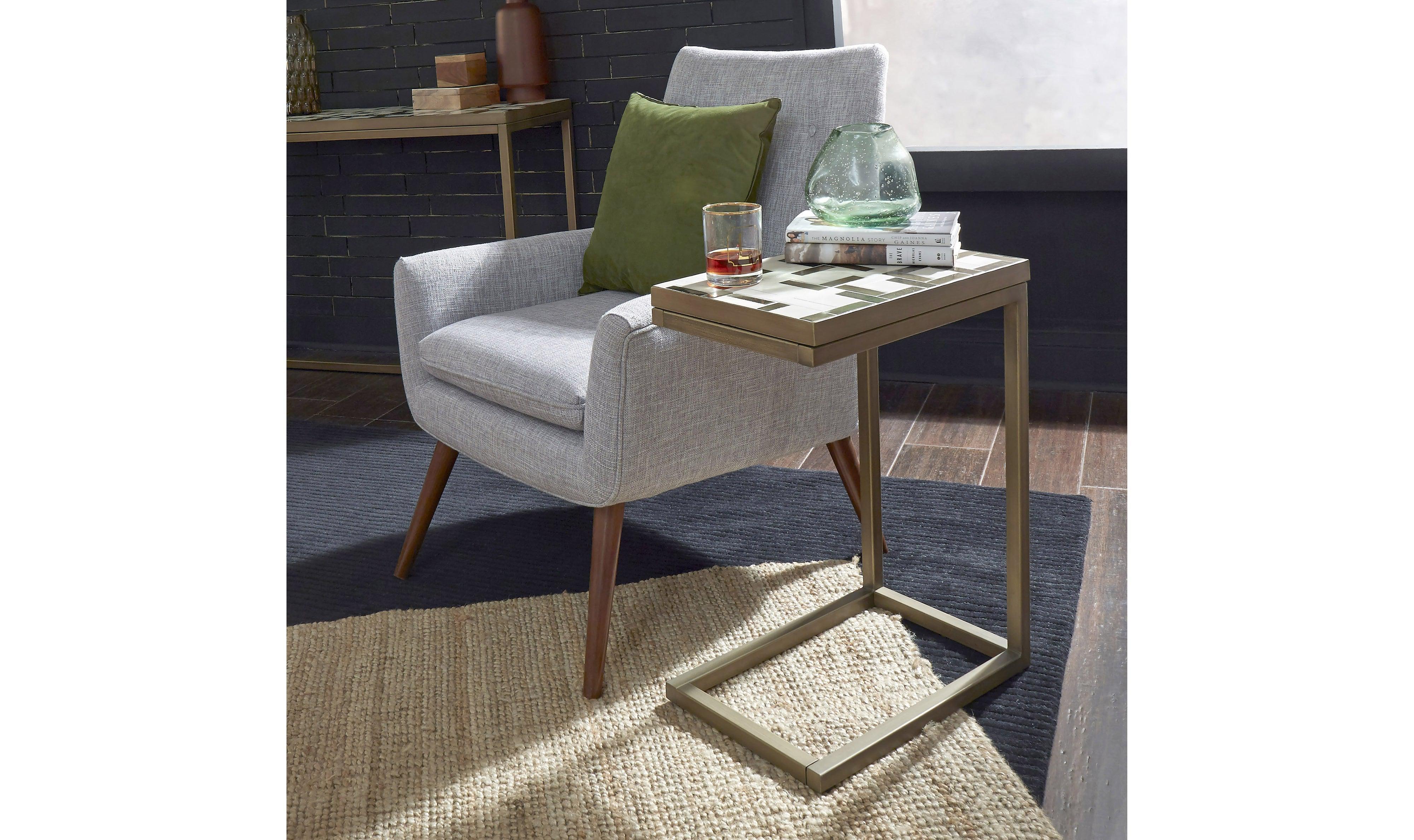 Geometric Ii Pull-up Table by homestyles-End Tables-Leahyco