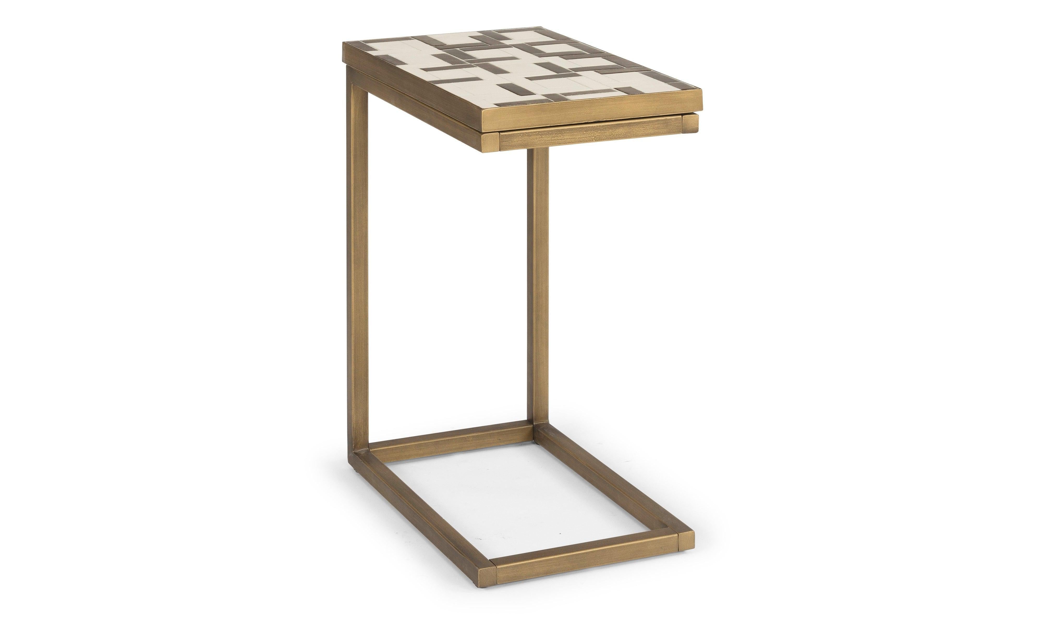 Geometric Ii Pull-up Table by homestyles-End Tables-Leahyco