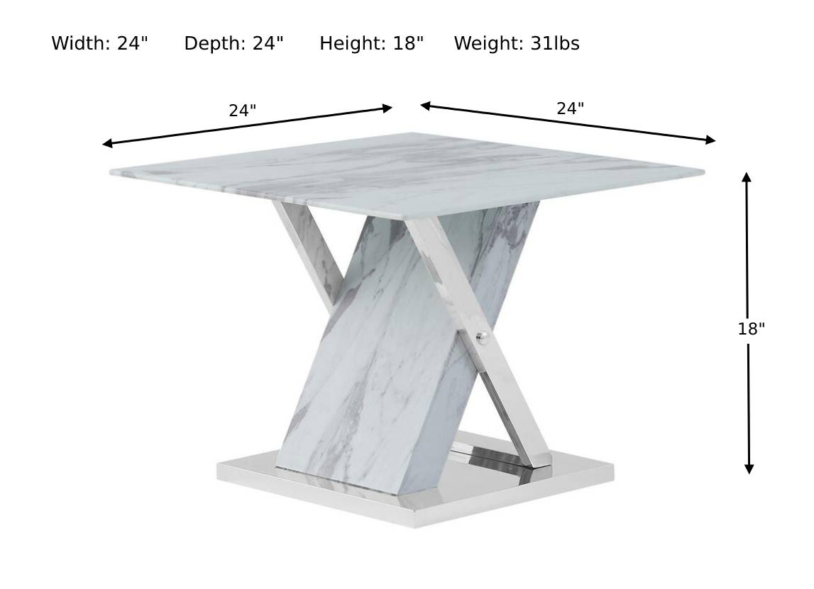 Gerdie End Table-End Tables-Leahyco