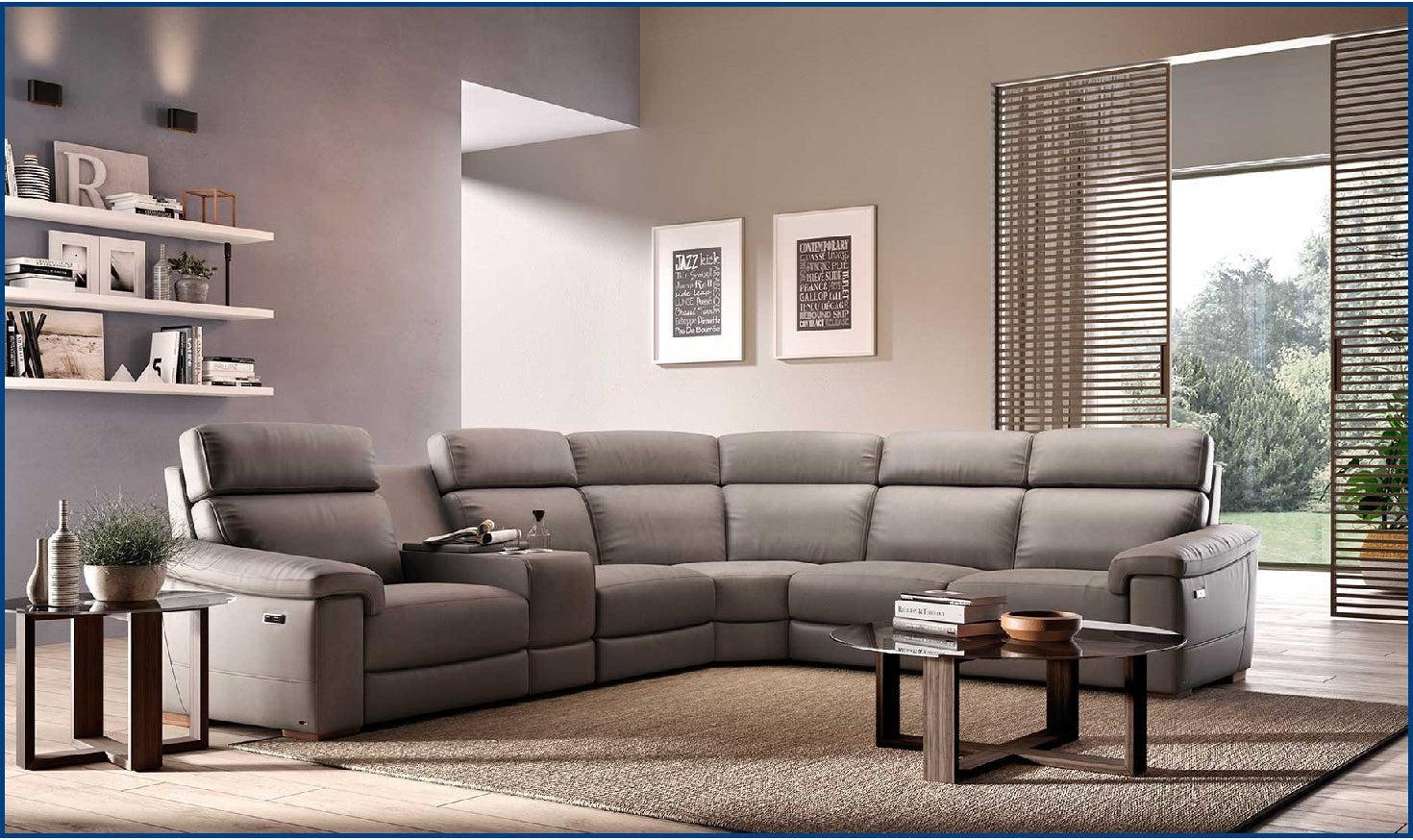 Giulivo Armless Power Recliner-Sectional Pieces-Leahyco