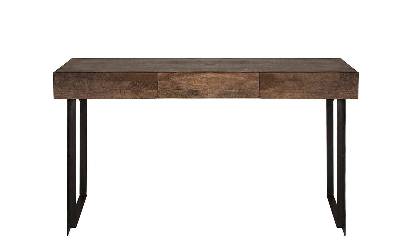 Glide desks, Walnut-Desks-Leahyco