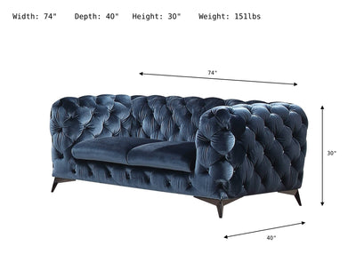 Glitz Loveseat-Loveseats-Leahyco