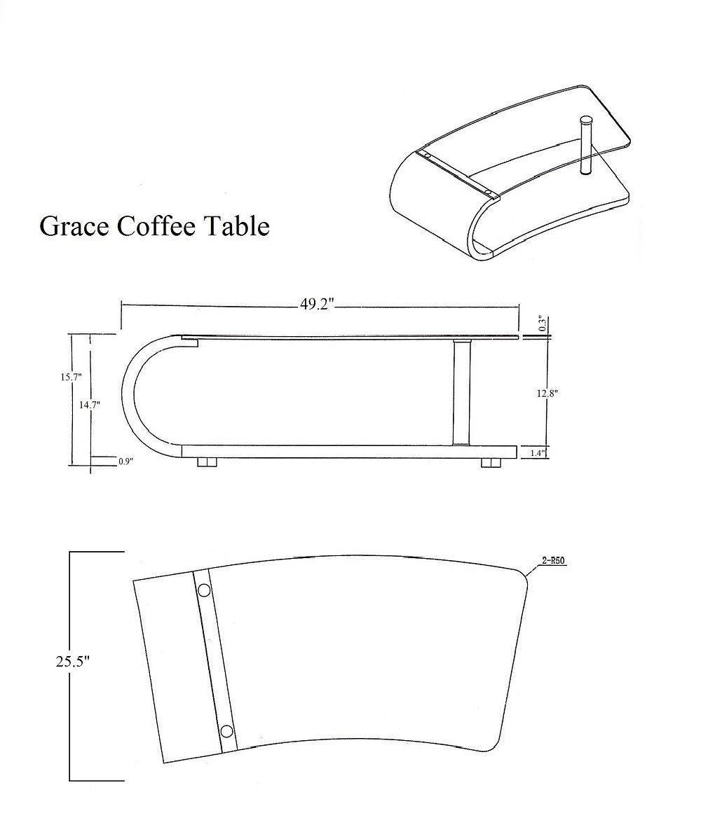 Grace Coffee Table-Coffee Tables-Leahyco