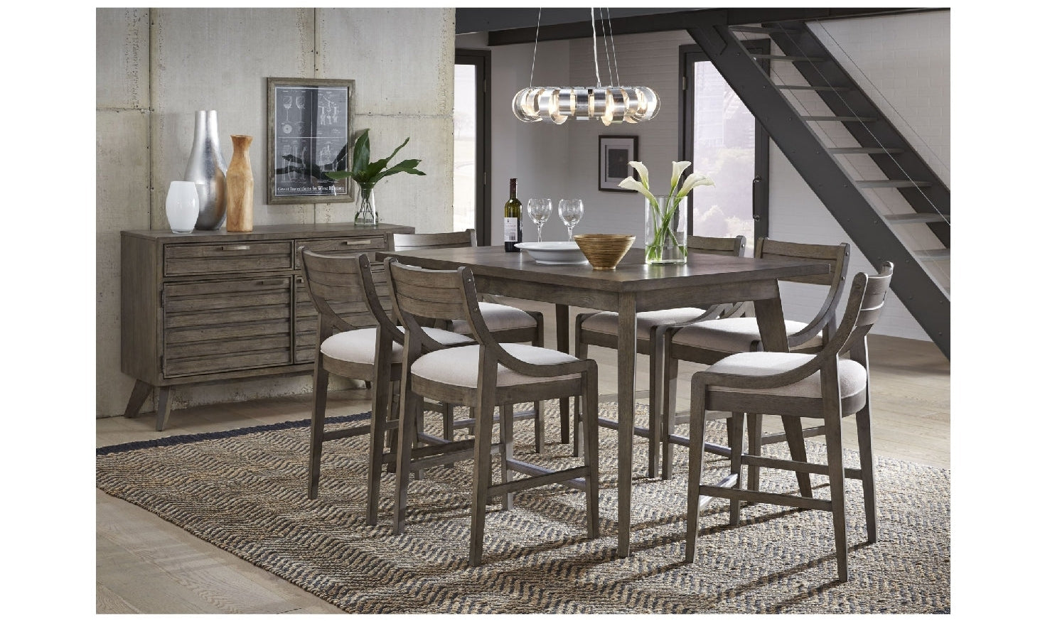 Greystone Dining Set-Dining Tables-Leahyco