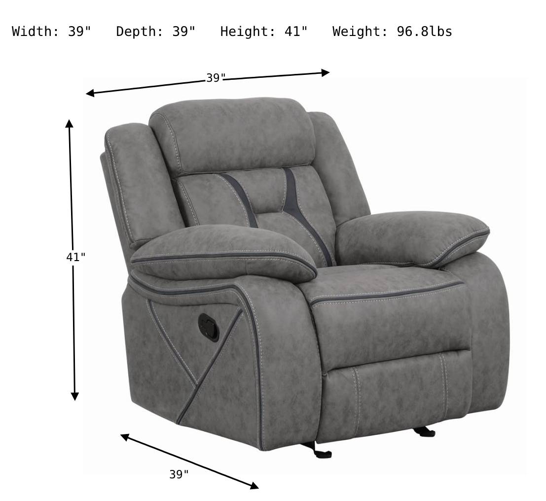 Higgins Glider Recliner-Recliner Chairs-Leahyco