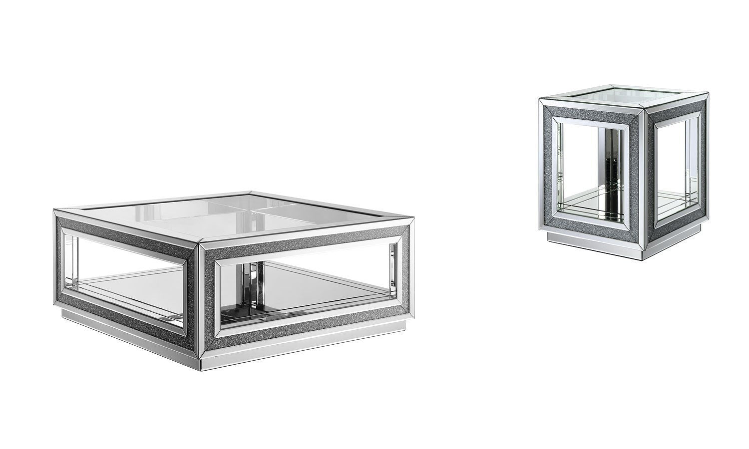 Hollywood Glam End Table-End Tables-Leahyco