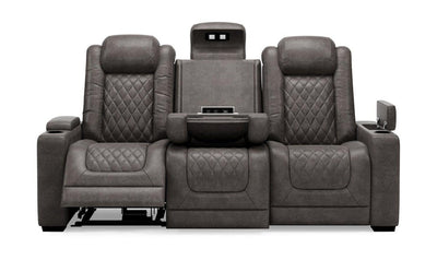 HyllMont Power Reclining Sofa-Sofas-Leahyco