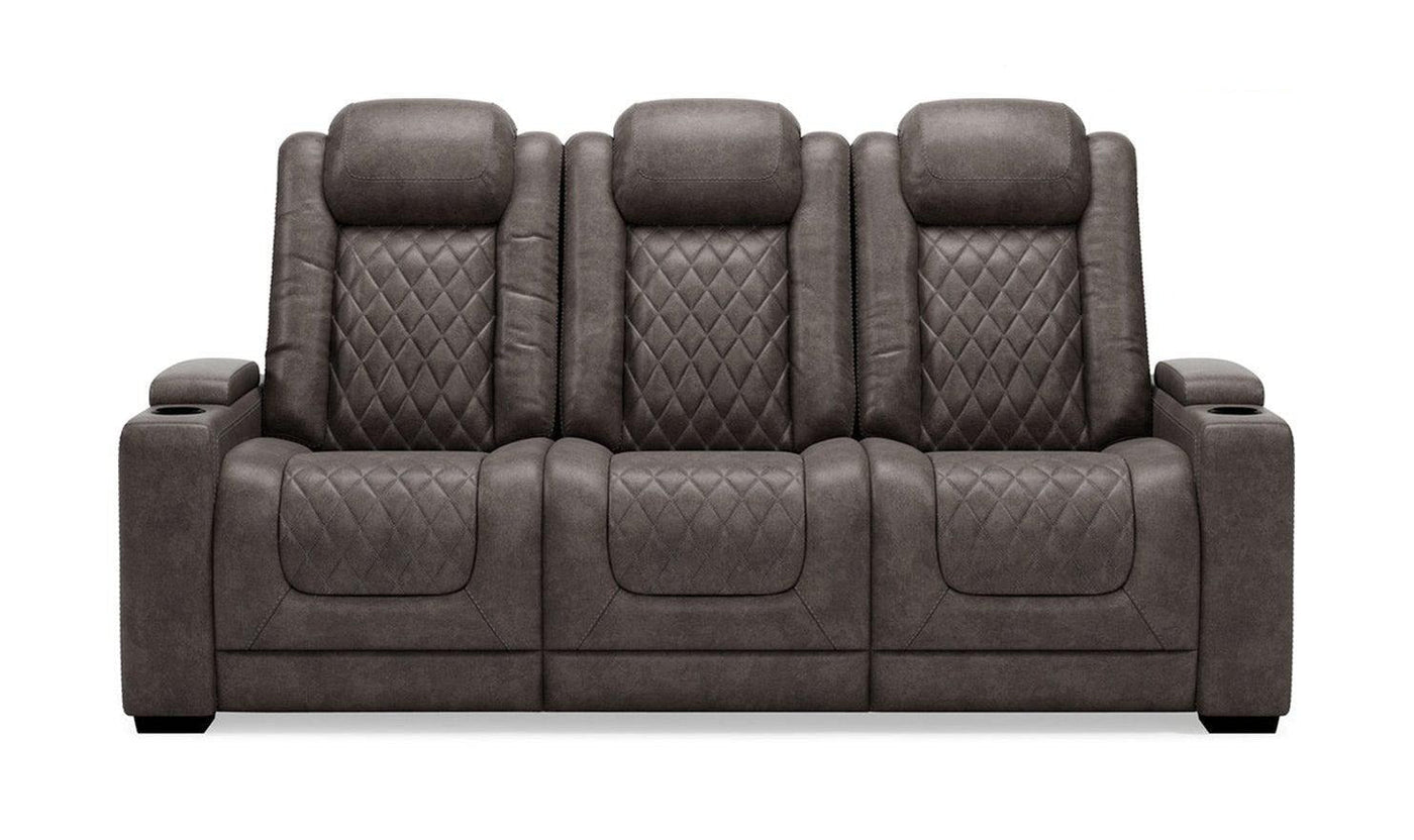 HyllMont Power Reclining Sofa-Sofas-Leahyco