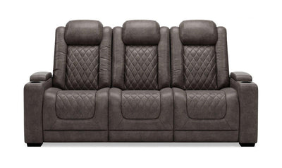 HyllMont Power Reclining Sofa-Sofas-Leahyco