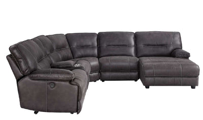 Josephine 6 pc Power Recliner Sectional-Sectional Sofas-Leahyco