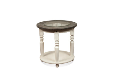 Juniper Round End Table-End Tables-Leahyco