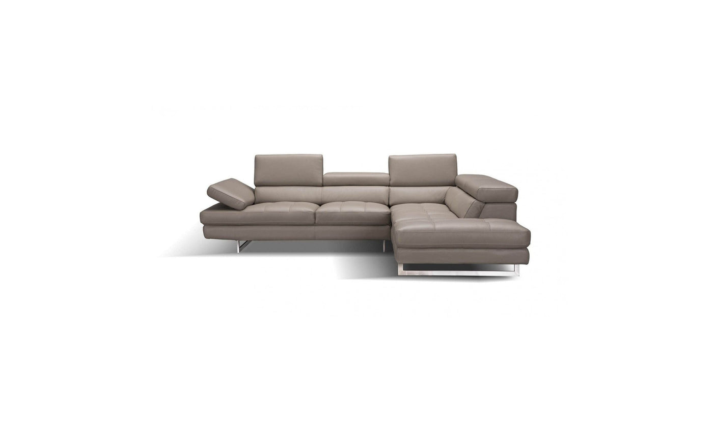 Kasuka Italian Leather Sectional Sofa-Sectional Sofas-Leahyco