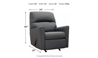 Kiessel Rocking Reclining Chair-Recliner Chairs-Leahyco