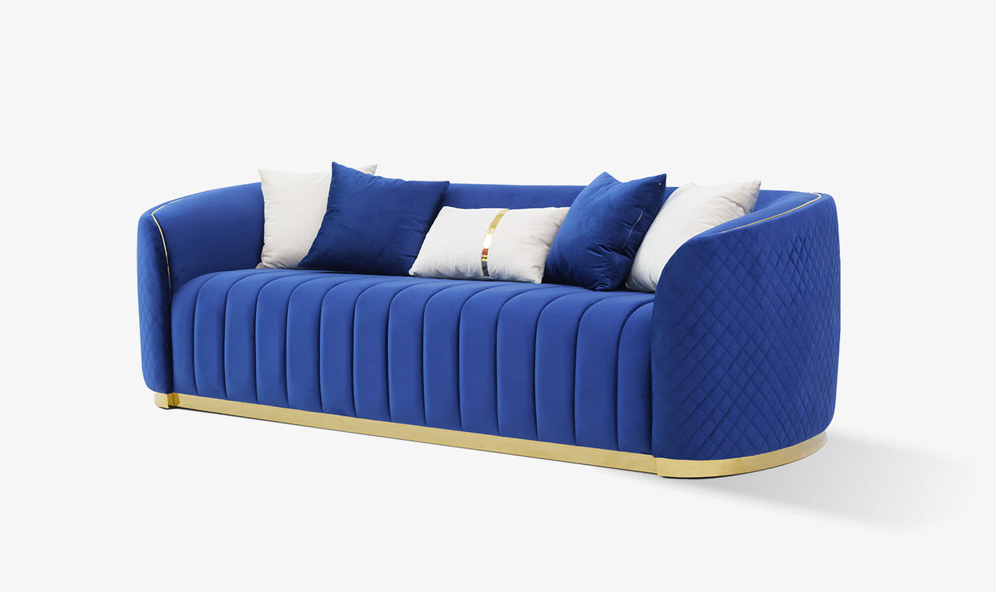 Kingfisher Sapphire Sofa Set-Living Room Sets-Leahyco