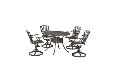 Largo Dining Set with Swivel Chairs by homestyles-Dining Sets-Leahyco