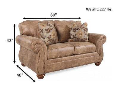 Larkinhurst Loveseat-Loveseats-Leahyco