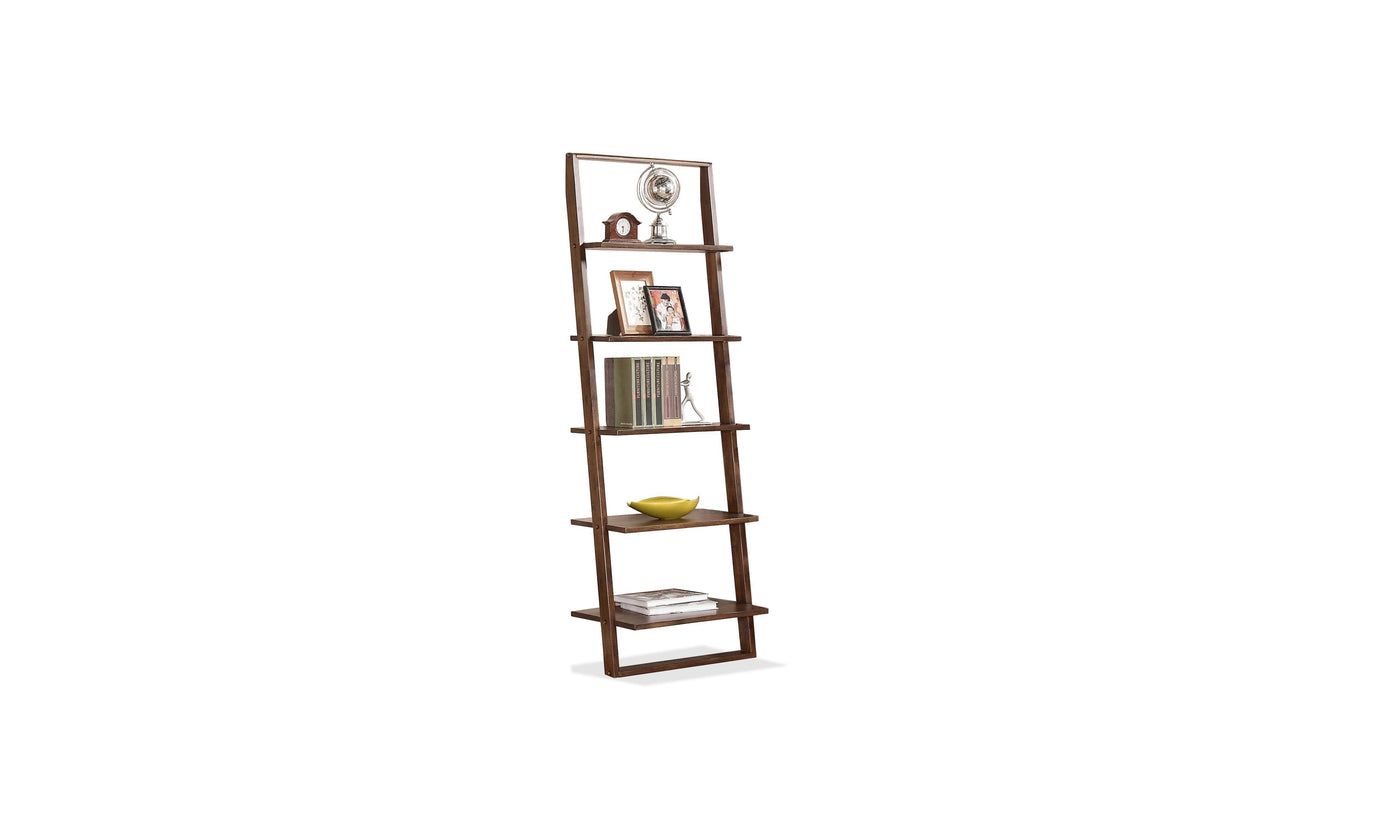 Lean Living Leaning Bookcase Five shelves-Bookcases-Leahyco