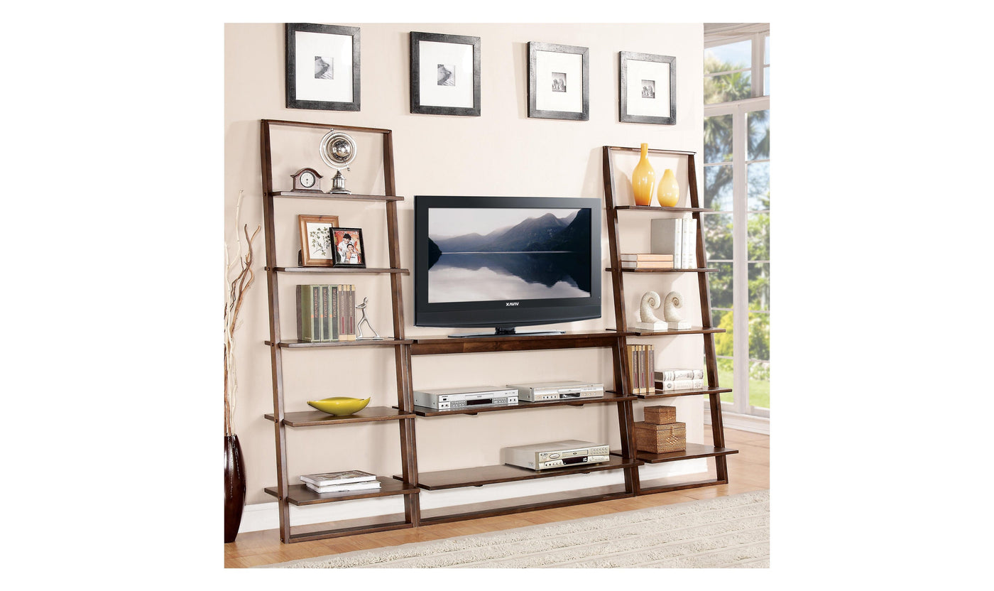 Lean Living Leaning Bookcase Five shelves-Bookcases-Leahyco