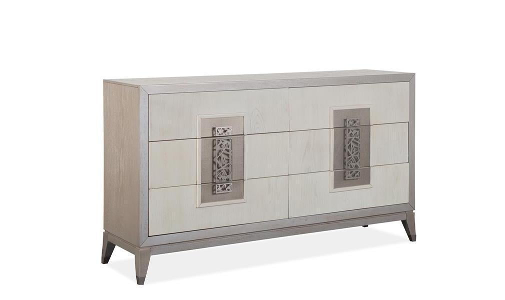 Lenox Double Drawer Dresser-Dressers-Leahyco