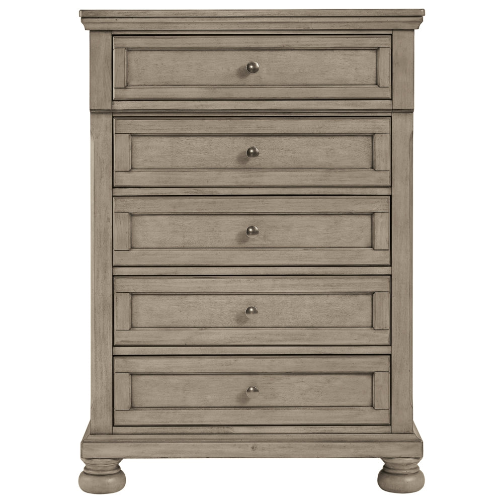 Lettner Five Drawer Chest-Storage Chests-Leahyco