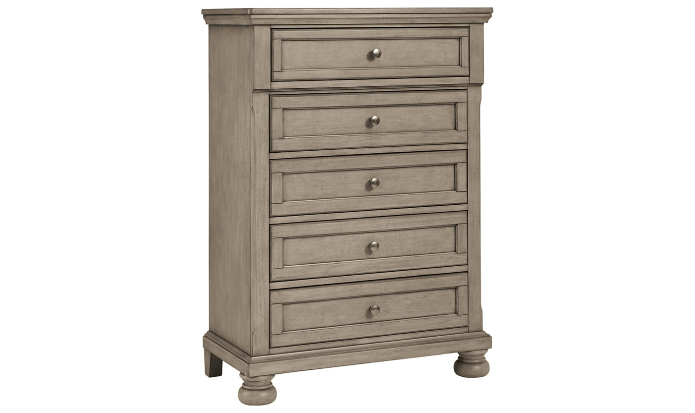 Lettner Five Drawer Chest-Storage Chests-Leahyco