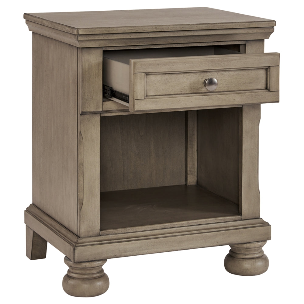 Lettner One Drawer Night Stand-Nightstands-Leahyco