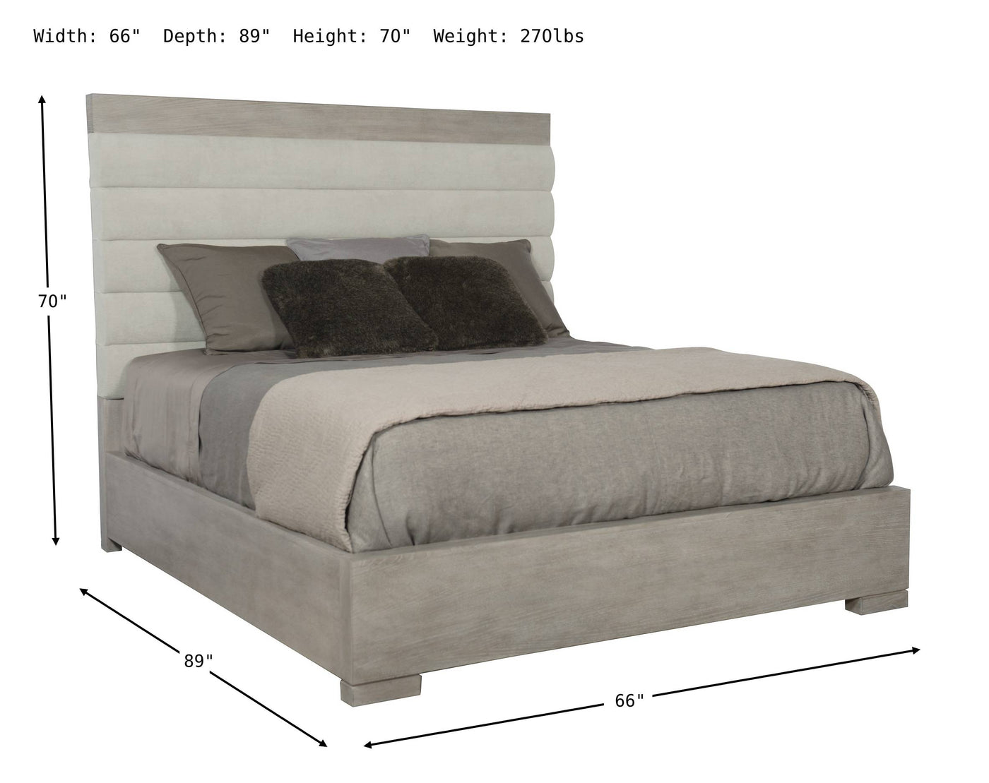 Linea Channel Tufted Bed-Beds-Leahyco