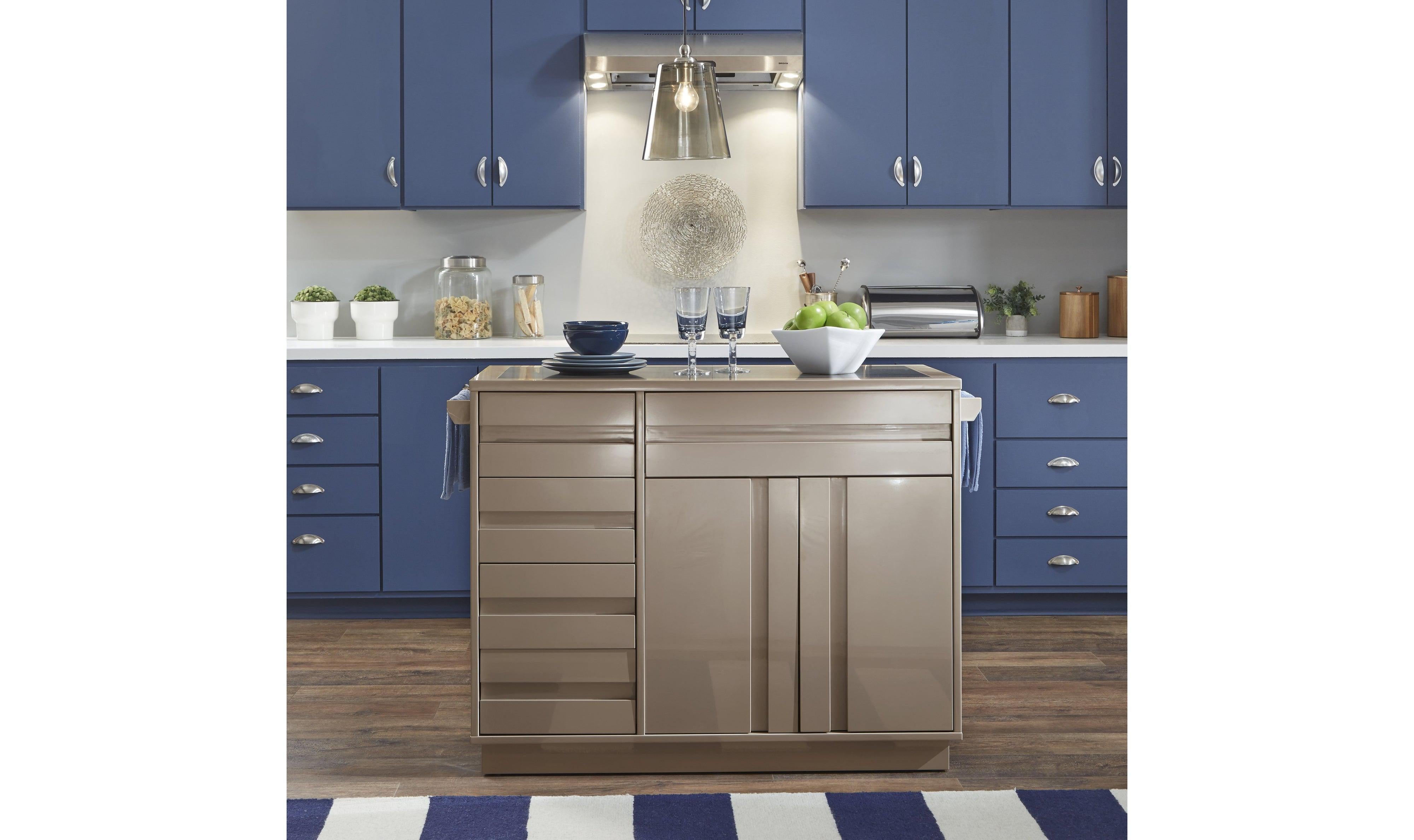 Linear Kitchen Island 10 by homestyles-Cabinets-Leahyco