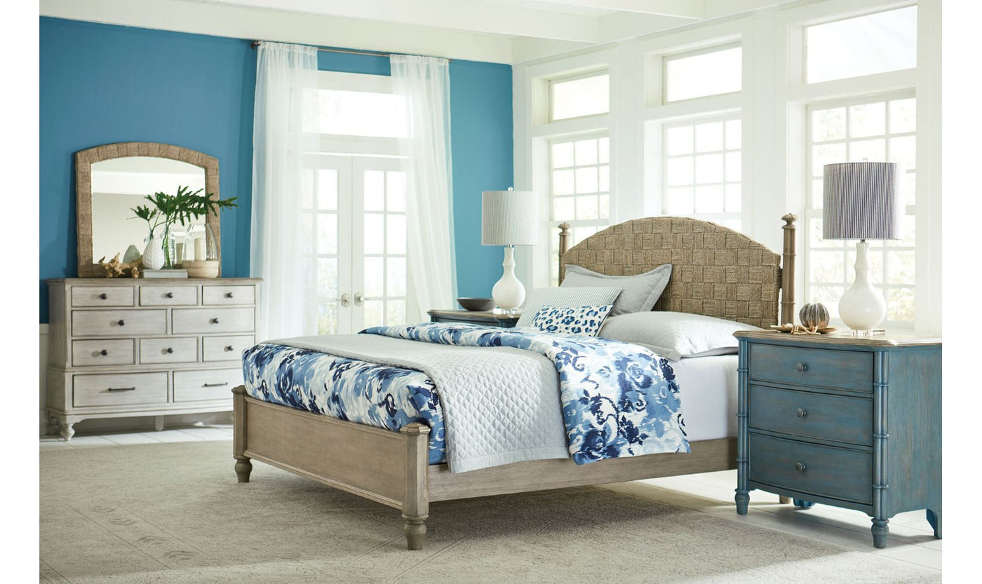 LITCHFIELD CURRITUCK LOW POST BED-Beds-Leahyco