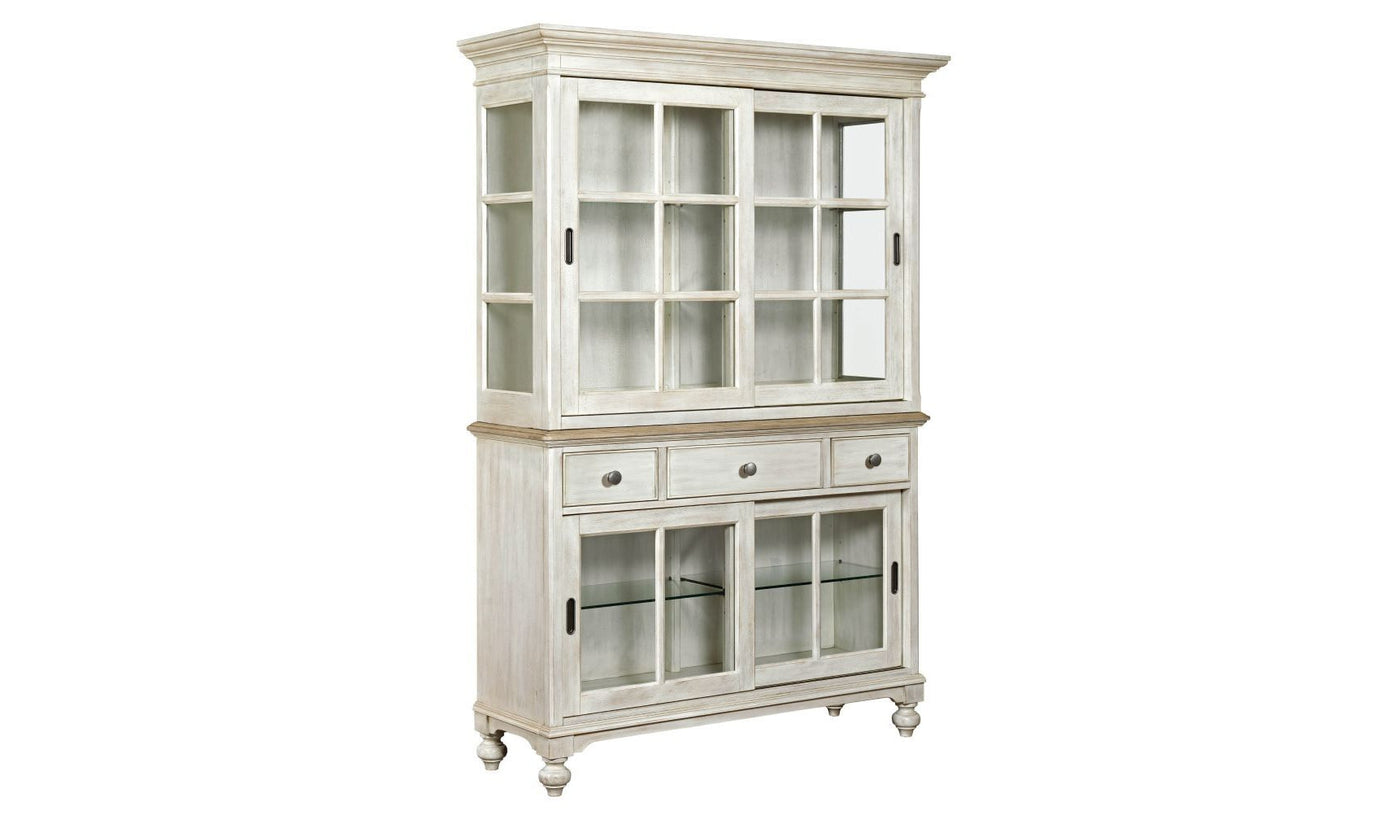 LITCHFIELD SULLIVAN BUFFET HUTCH COMPLETE-Hutches-Leahyco